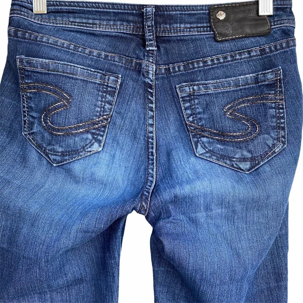 Silver Jeans Suki Jeggings Womens Skinny W26 L31  Denim Blue Jeans - Picture 11 of 12